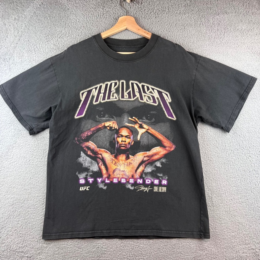 UFC Israel Adesanya The Last Stylebender Graphic T‎ Shirt Mens Medium